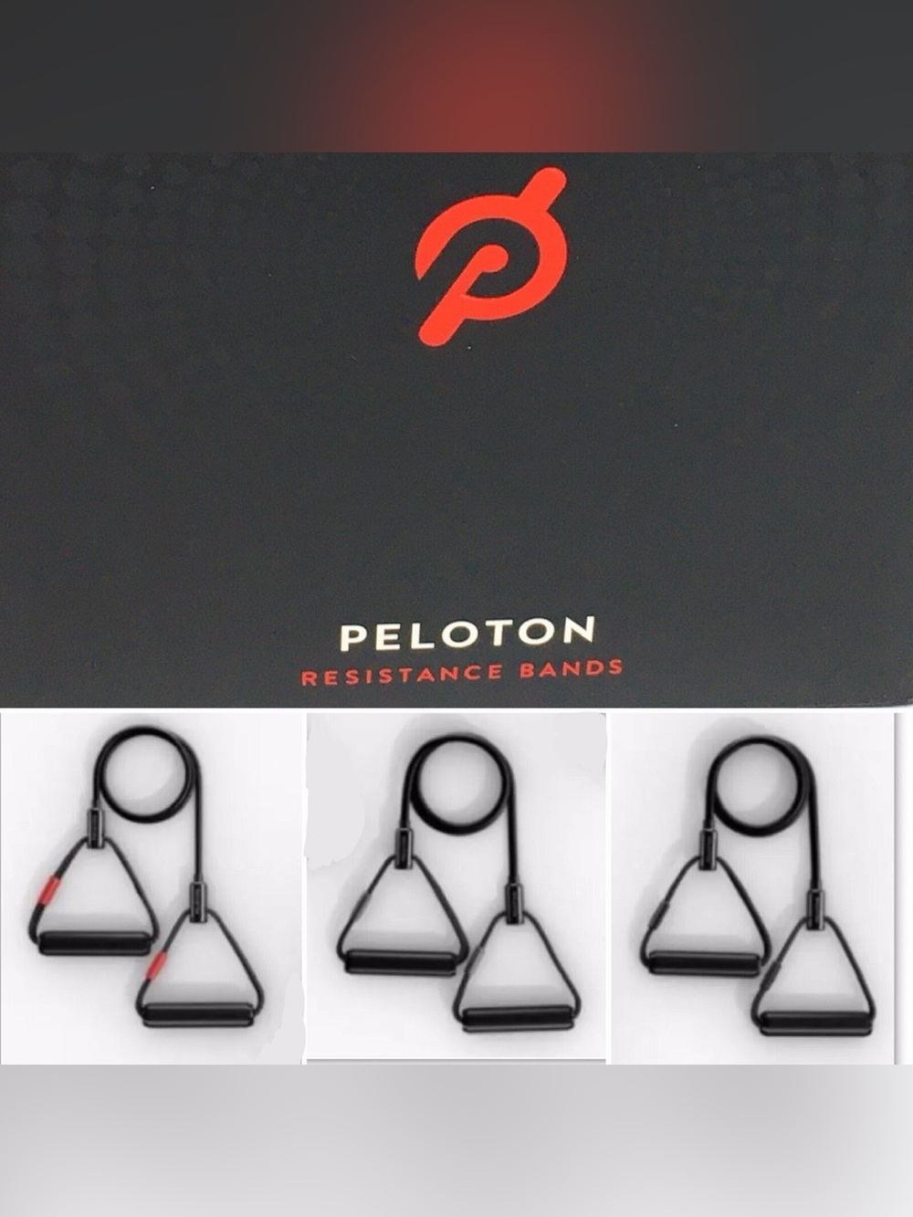 NIB Peloton Resistance Bands Set of 3 (Light, Medium, Heavy)